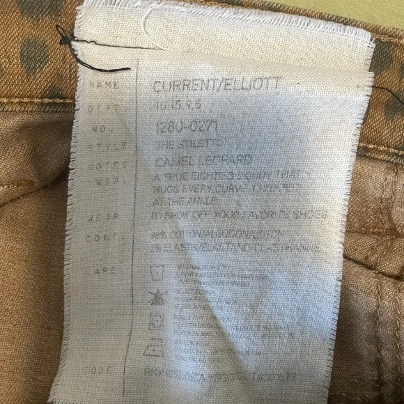 Current Elliott the stiletto jeans - Picture 7 of 8